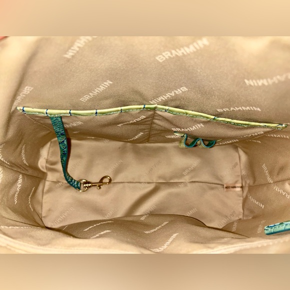 Brahmin Duxbury Satchel, Daisy Wristlet & Addy Wallet. - Picture 4 of 10